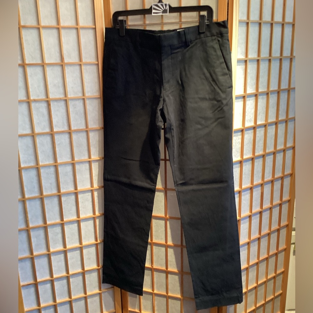 NWOT Versace for H&M Tailored Black Cotton Trouser Pants Men's Size 34R